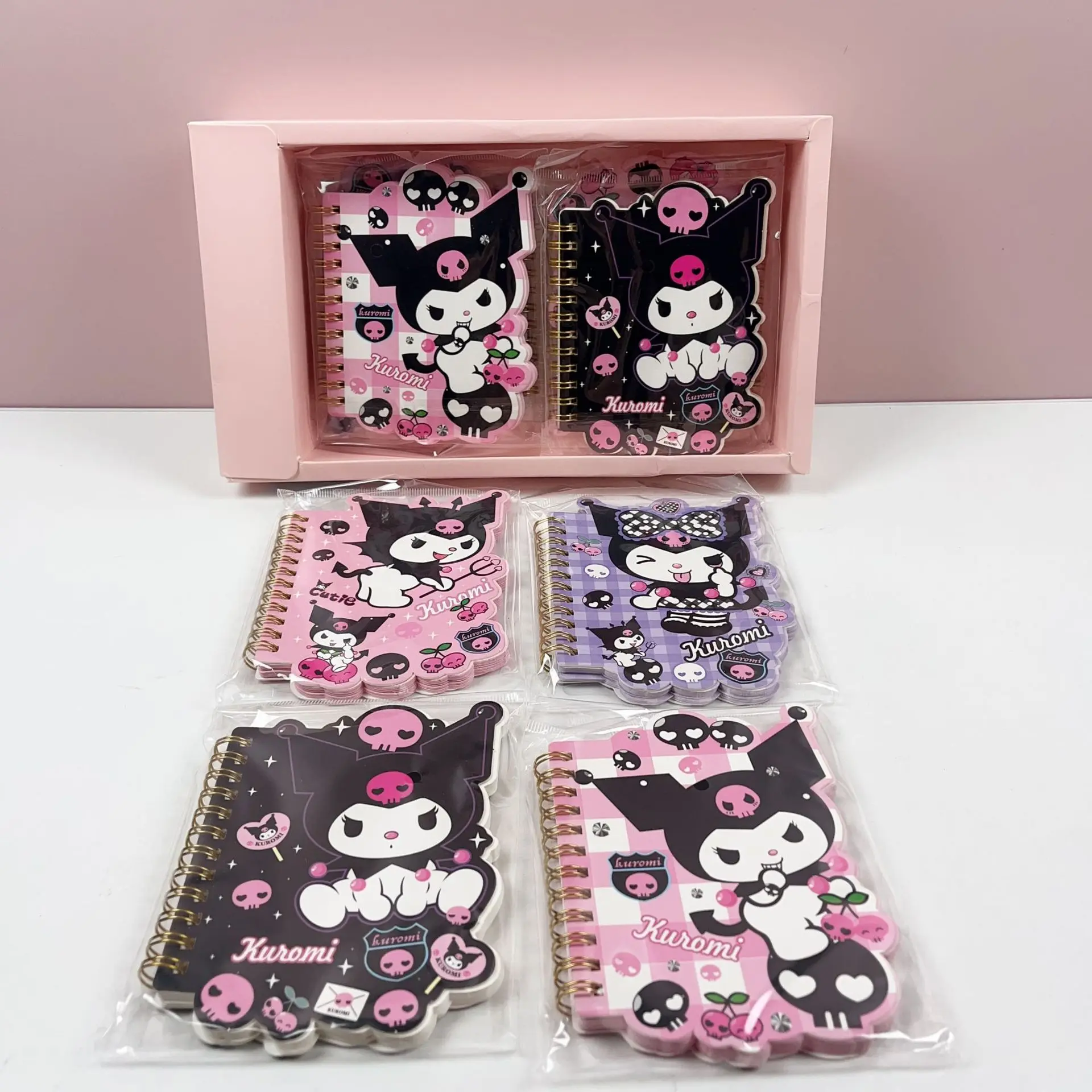 San-rio Kuromi Mymelody Cinnamoroll Pochacco Notebook Cute Notepad ...