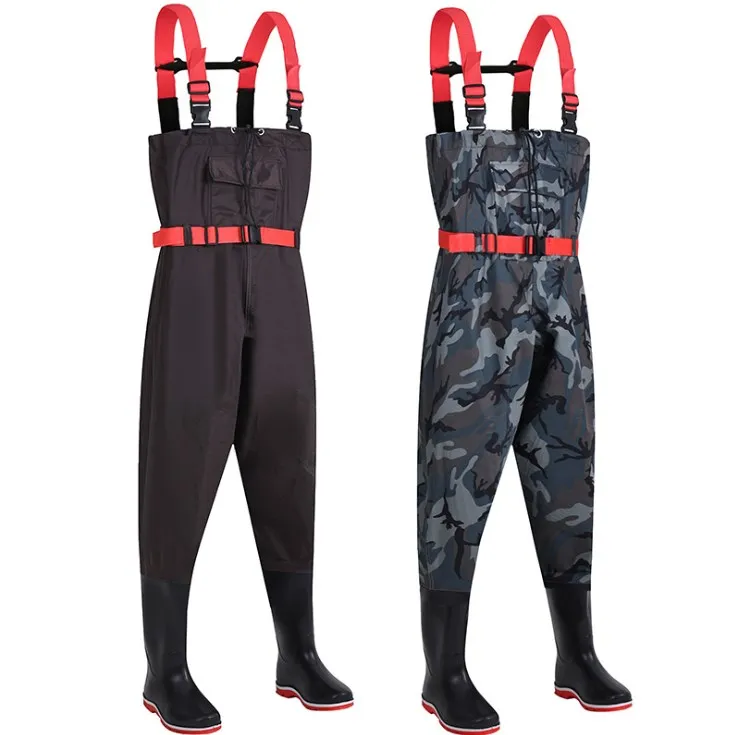 Picture [5]-Fishing Waders PVC Waterproof - jinjiaraincoats-jinjiaraincoats