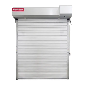 Electric Roll Up Door Rolling Steel Fire Doors Fire Shutters Door With 2 And 4 hour Fire Resistance