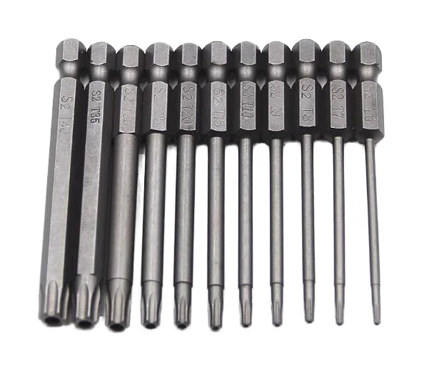 MOYOTEC Industrial Quality Phillips Electric Magnetic Screwdriver Set S2 Cross Screw Head Steel Hand