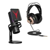 GM7 Microphone+D68 Gold Headphone