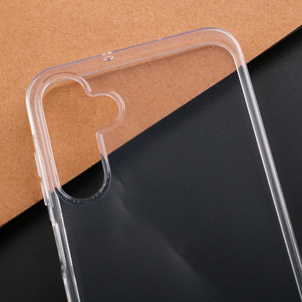 Transparent Phone Cover For Samsung Galaxy A15 Glitter Clear Case Anti Fall Tpu Customize Precision Hole SJK351 manufacture