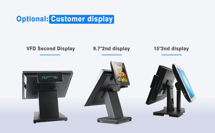 15inch Desktop Touch Screen Pos Terminal Cash Register Machine Windows ...
