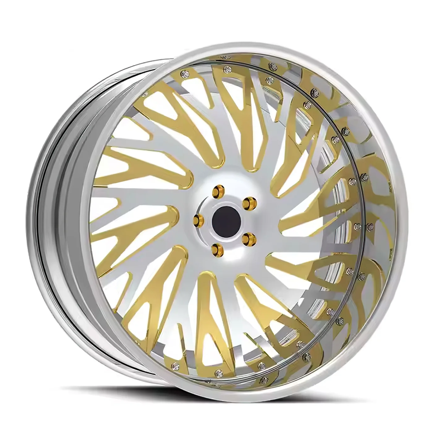 XL Deep Dish Chrome Off-road Pickup Truck Wheel 18-26 Inch 5x127 5x139.7 6x135 Alloy Forged Wheels Rims for GMC F150 - Image 3