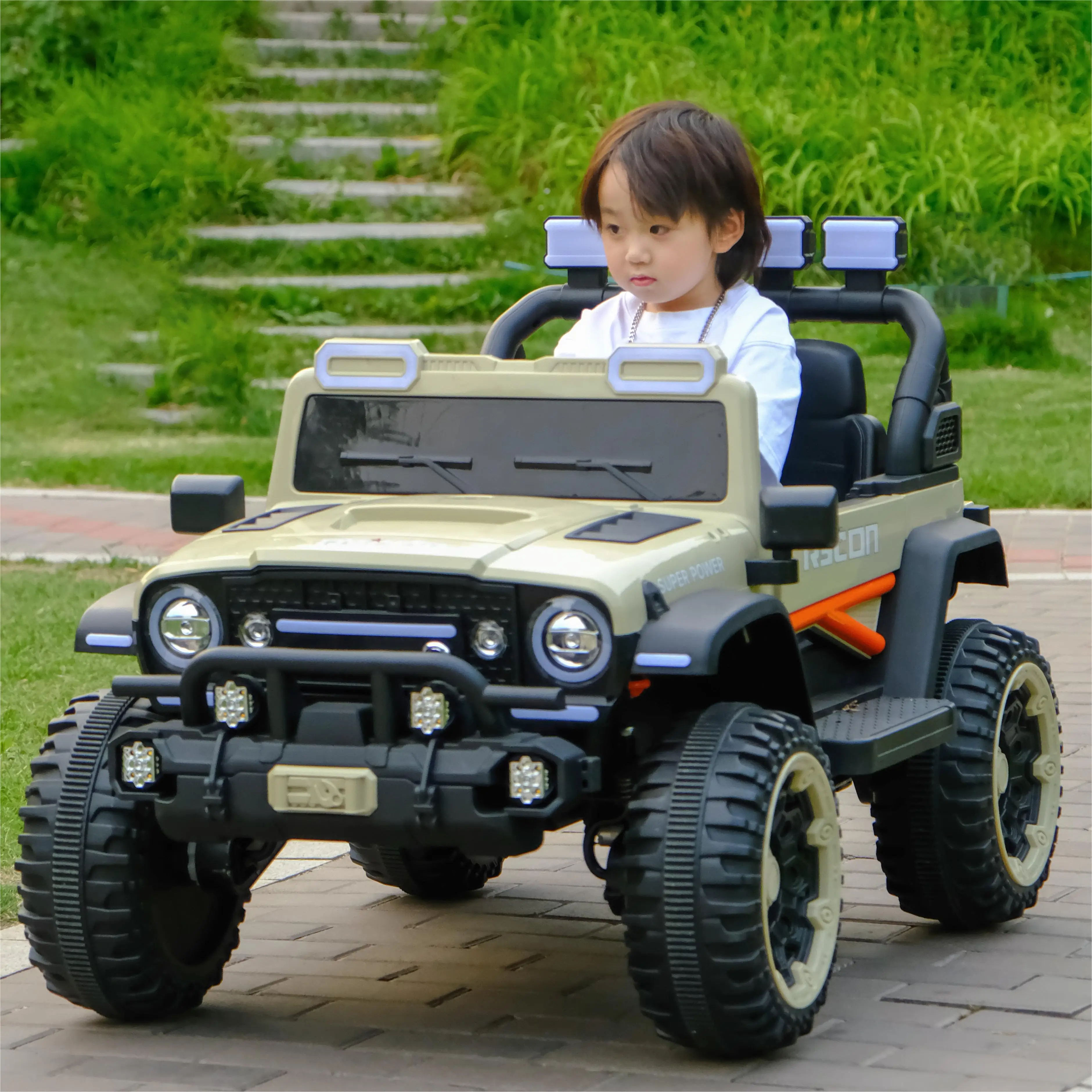 Kids Ride on Electric Car for Child 2 Seat 24v Remote Control 2-10 Years