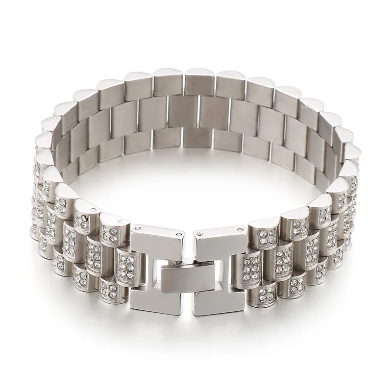 Bracelet Homme/femme Acier Inoxydable - Argenté - Neuf Sans Boîte