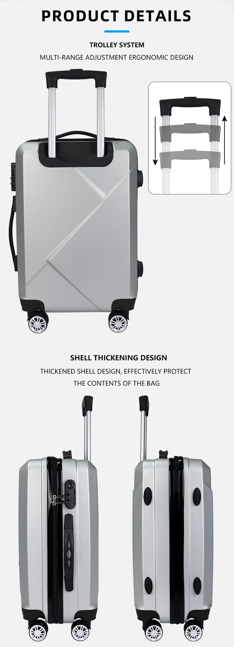 Factory Price Luggage Sets Wholesale Trolley Luggage Hot Sale Suitcase