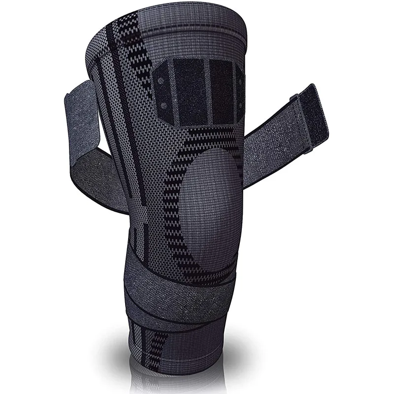 TJ-KM042 Football & Basketball Knee Pads Nylon Elastic Support Brace Fitness Running Cycling Safety Knee Protector