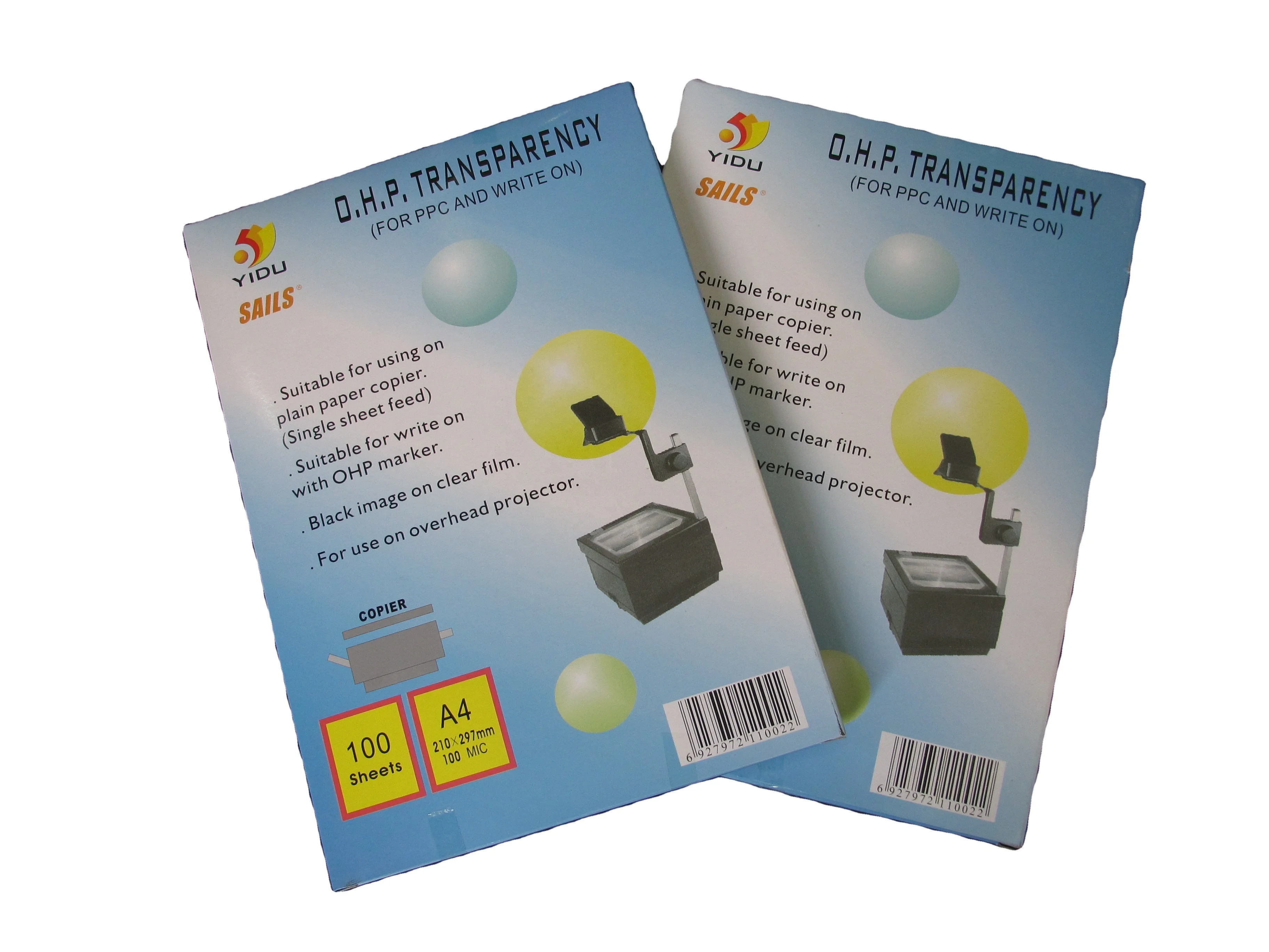 OHP Transparency Film with Paper