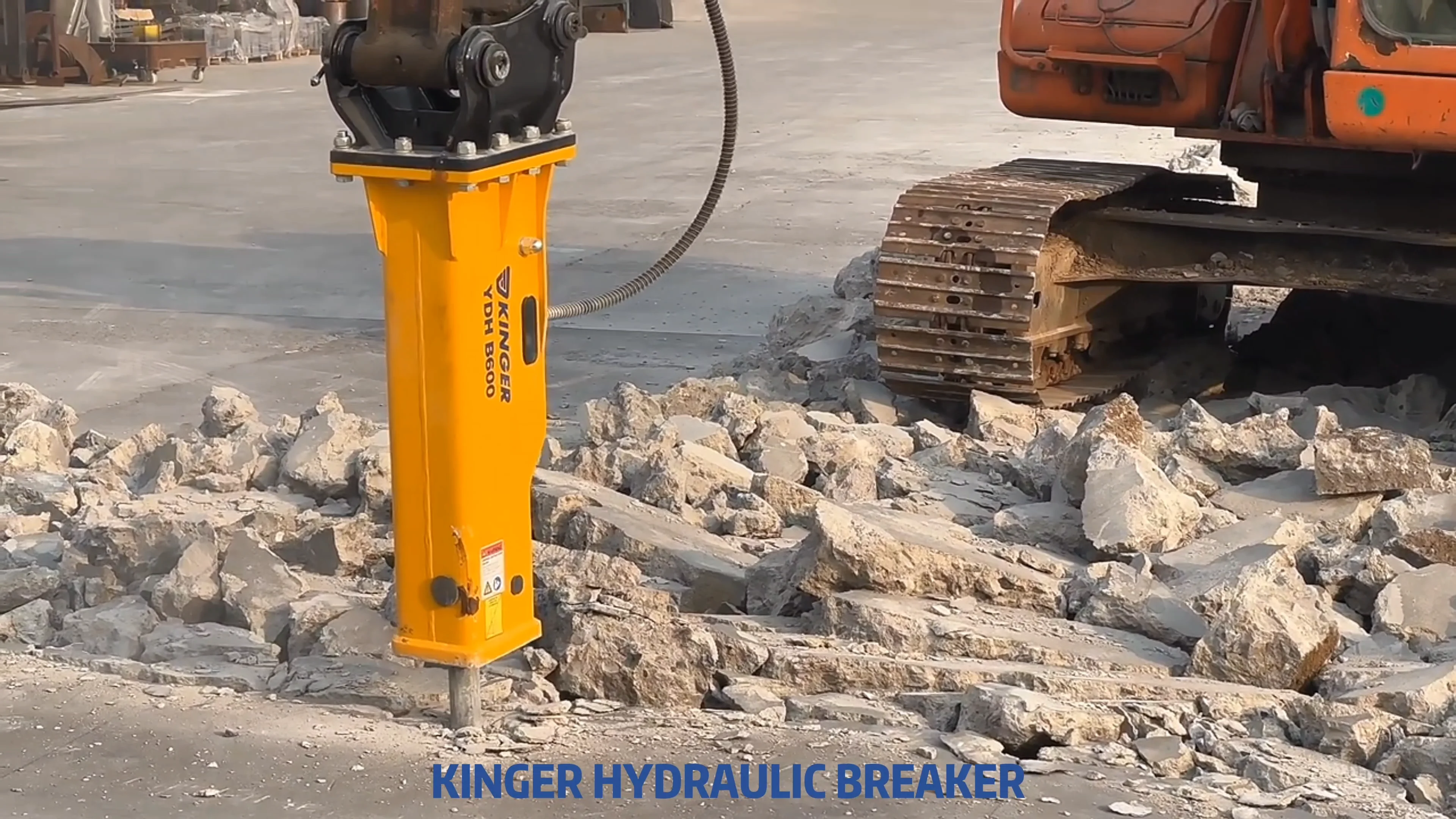 Kinger Hydraulic Jack Hammer For Excavator Backhoe Loader Breaker