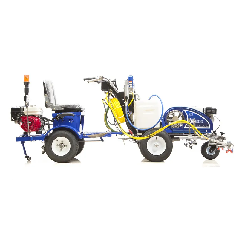 Cold Paint Spraying Road Line Marking Machine with Line Driver