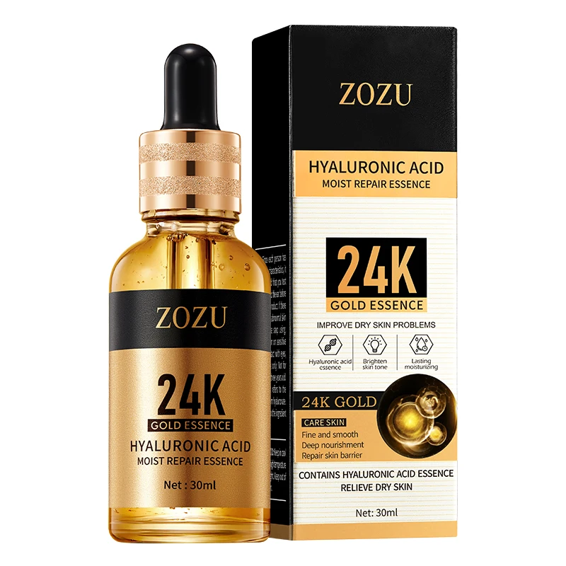 美容液 DOCTOR DEVAS RARE Z Gold Essence 20ml ZOZU 24k Gold Serum - Anti-Aging Facial Serum with Hyaluronic Acid