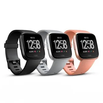 Smart Watch Straps For Fitbit Versa Lite For Men Women Sport Fitness Watch Tracker Bands Sleep Tracking, Heart Rate