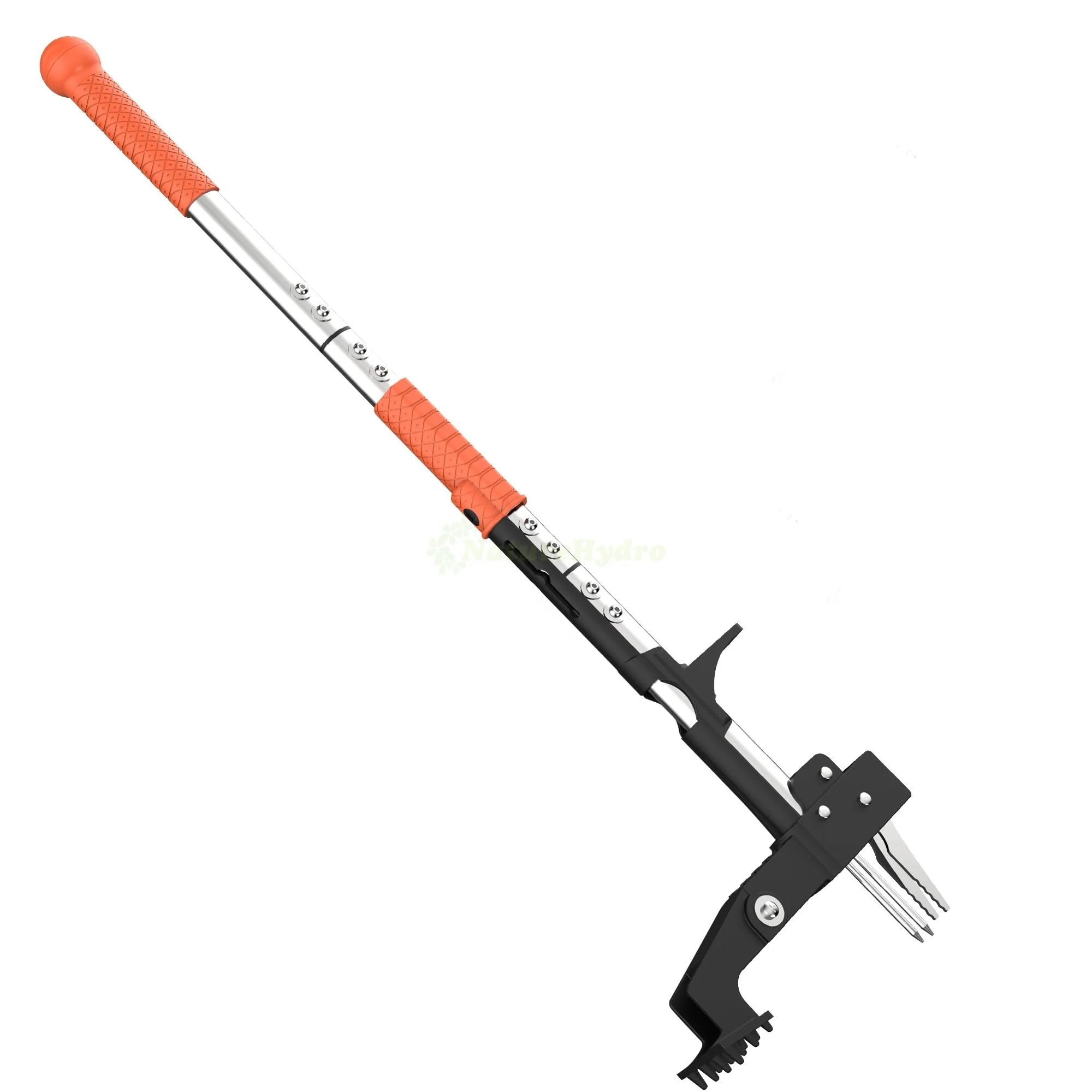 gardening tools no bend weed picker pulling long-hand tool with 4-claw ...