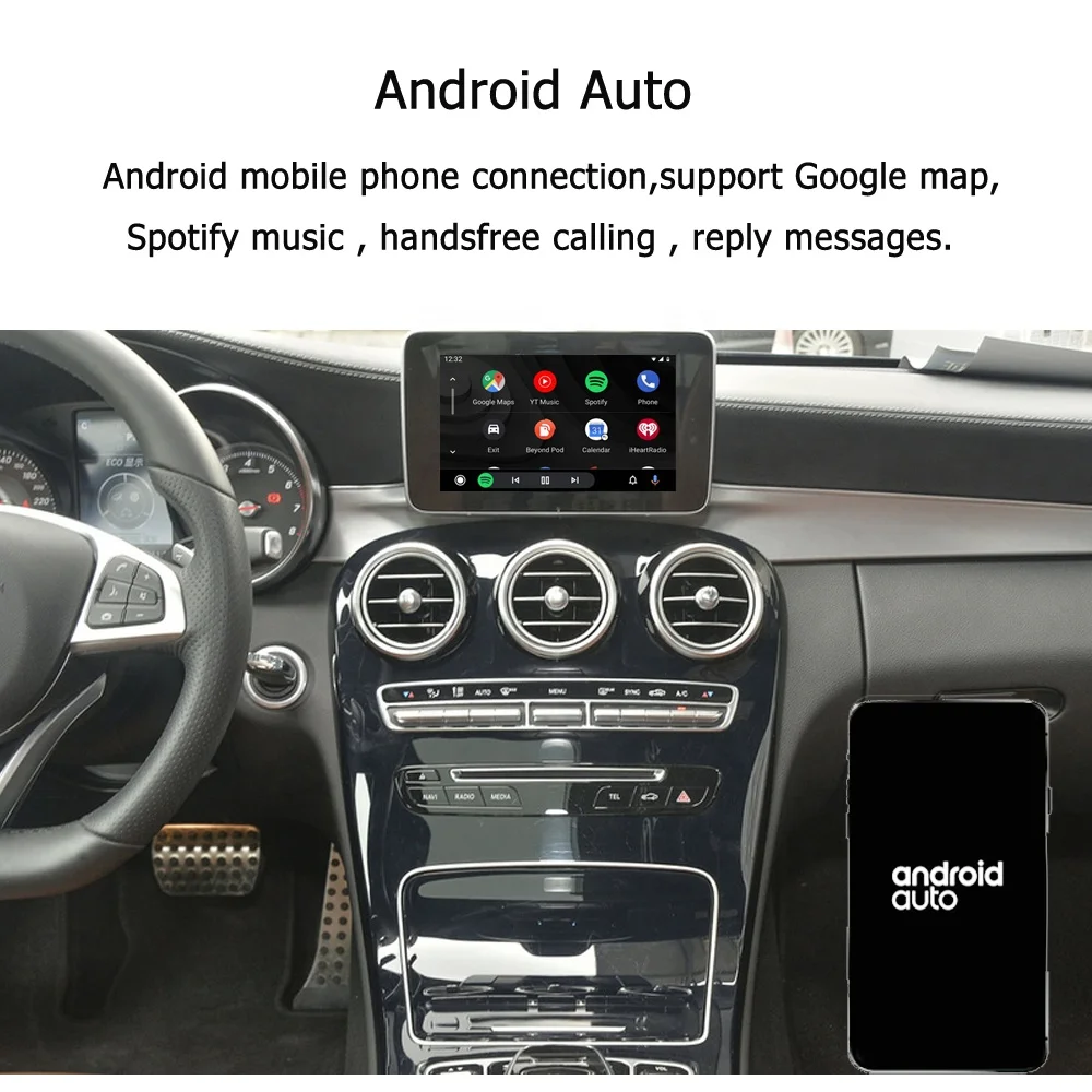 Mercedes C-Klasse W205 - Nachrüstung von Apple CarPlay,Android