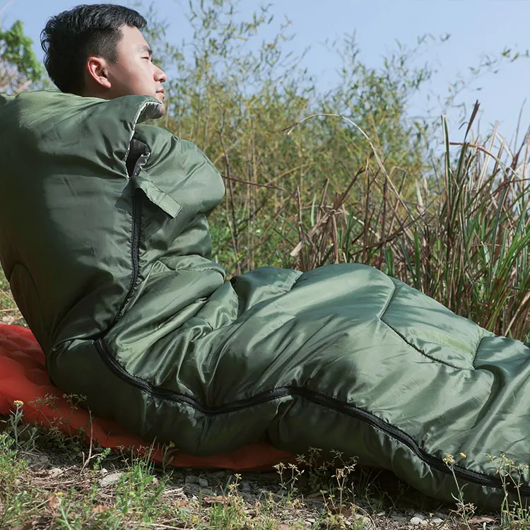 HOMFUL Ultralight Portable Polyester Winter Outdoor Adults Compact Single Camping Sleeping Bag
