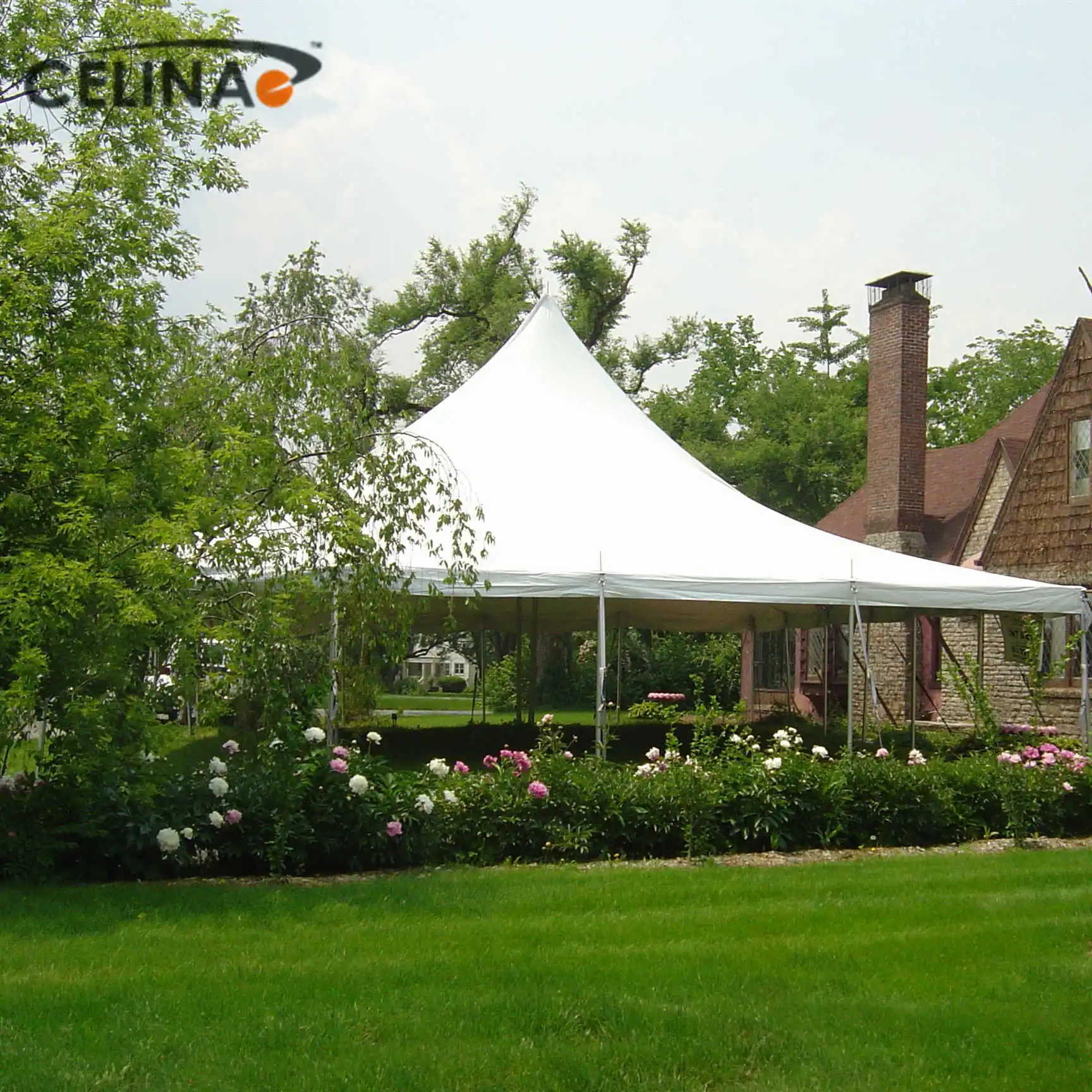 China Tents for Events Luxury Wedding  Winter Cold Weather Tents Heayduty Wedding Tent Canvas Fabric Waterproof