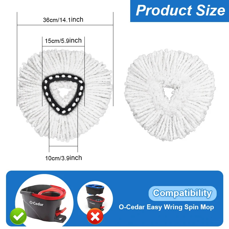 Mop Head Replacement Microfiber Mop Replacement Head For Replacement