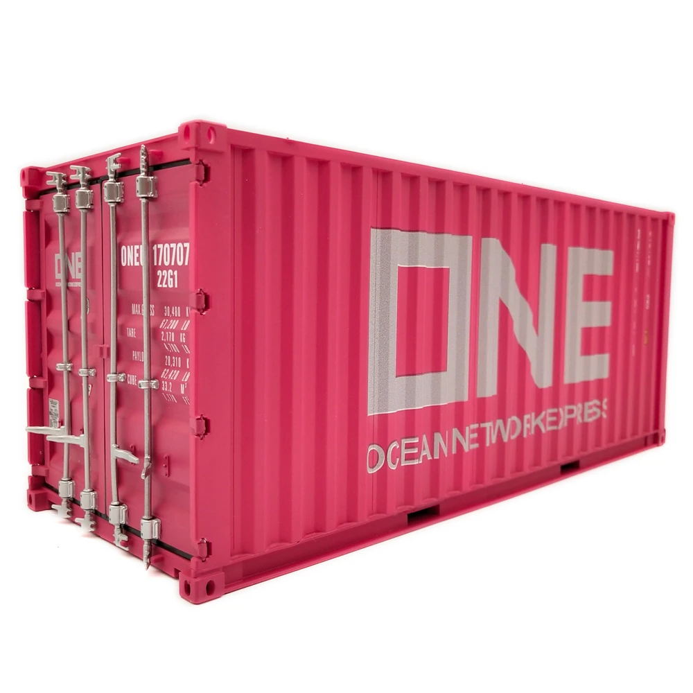 【A】30cm 1:20 ONE Ocean Network Express Custom container model logistics container model O.A.S ship model