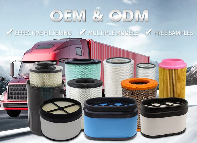 Manufacturer Custom Automotive Air Filter Element Truck Air Filter For