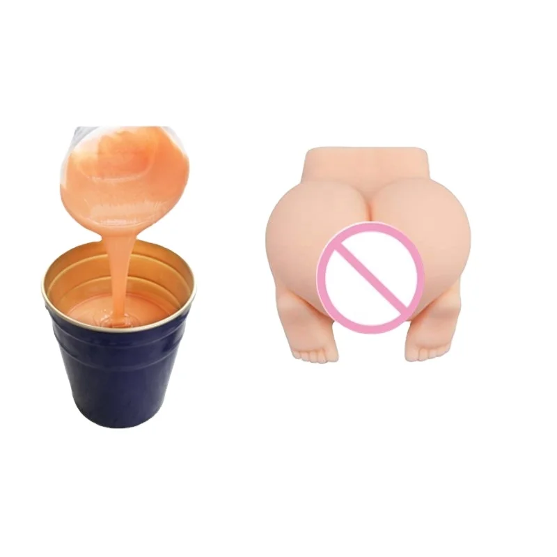 Food Grade Liquid Rtv2 Silicone Rubber for Artificial Vagina Model  Sexual Equipment Toys Making