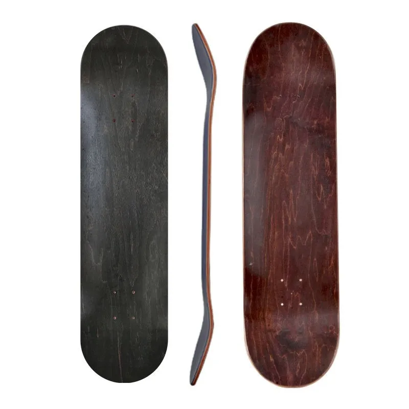 Moose Skateboard Completo Macchiato Nero 7,75" – Tavola Da Skate Già Montata, Ideale Per Adulti, Stile Nero/Bianco