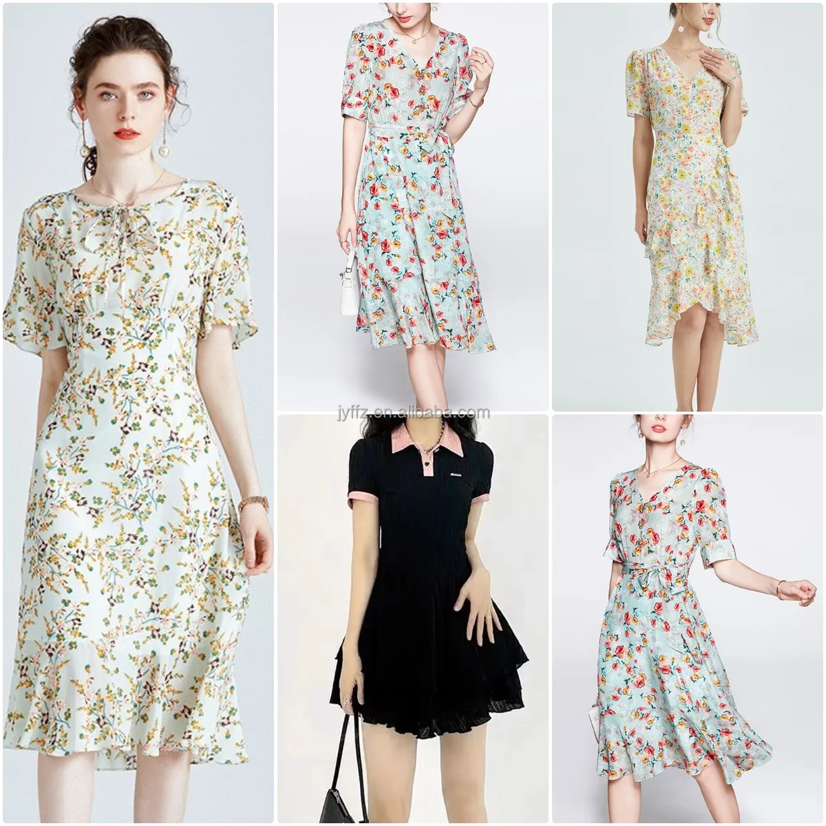 2022 summer fashion elegant dress French women's clothing manufacturers wholesale