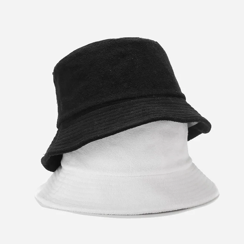 Ins Topi Bucket Handuk Terry Model 