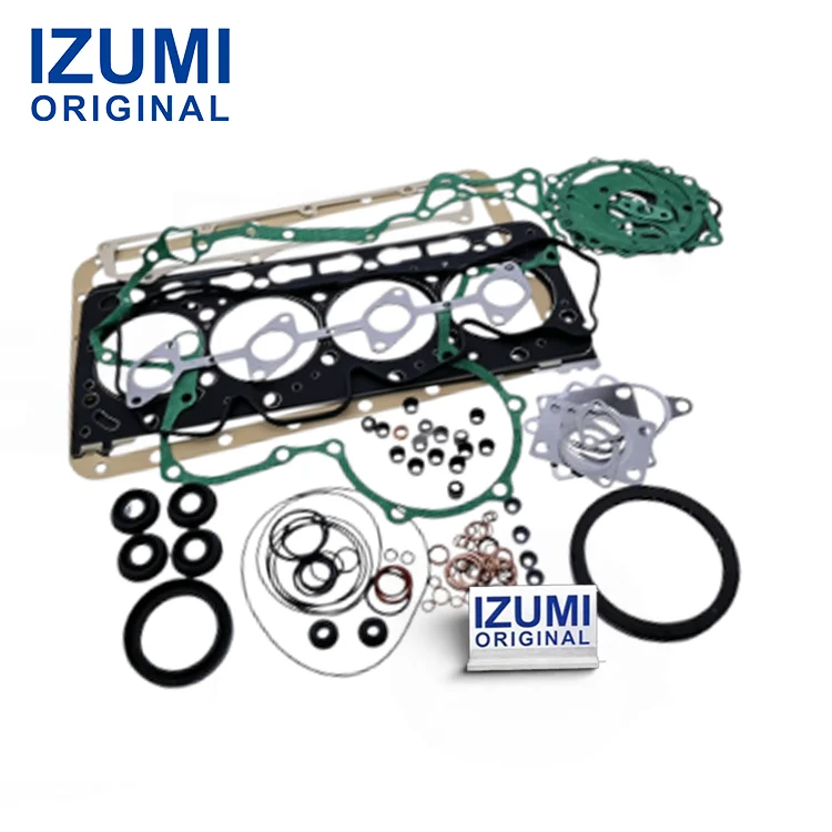 Původní opravný těsnicí sadový balíček IZUMI pro průmyslový dieselový motor V3800 pro traktory, generátory a rypadla Kubota