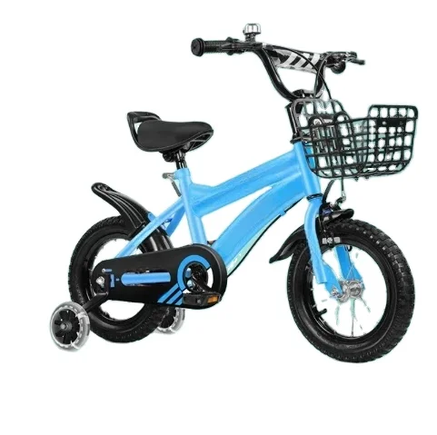 Kidbicycl Children's 12-inch Mountain Bike for Boys and Girls Ages 3-10 Years Pedal Bike with Training Wheels