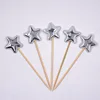 100 Piezas Pentagram plata