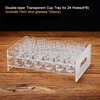 24 holes(4*6)transparent+24 cups