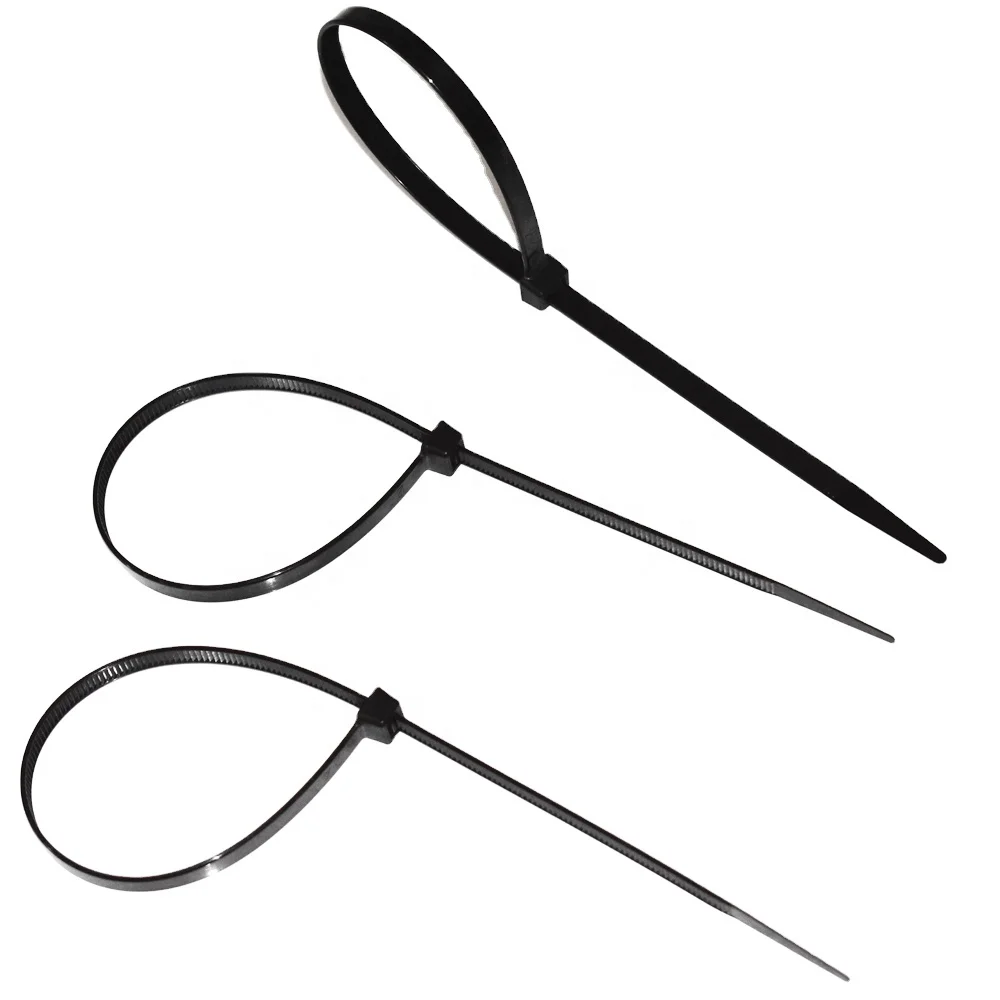 3.6 X 400 mm Plastic Nylon Cable Tie Black White Colorful 100 Pcs Pack
