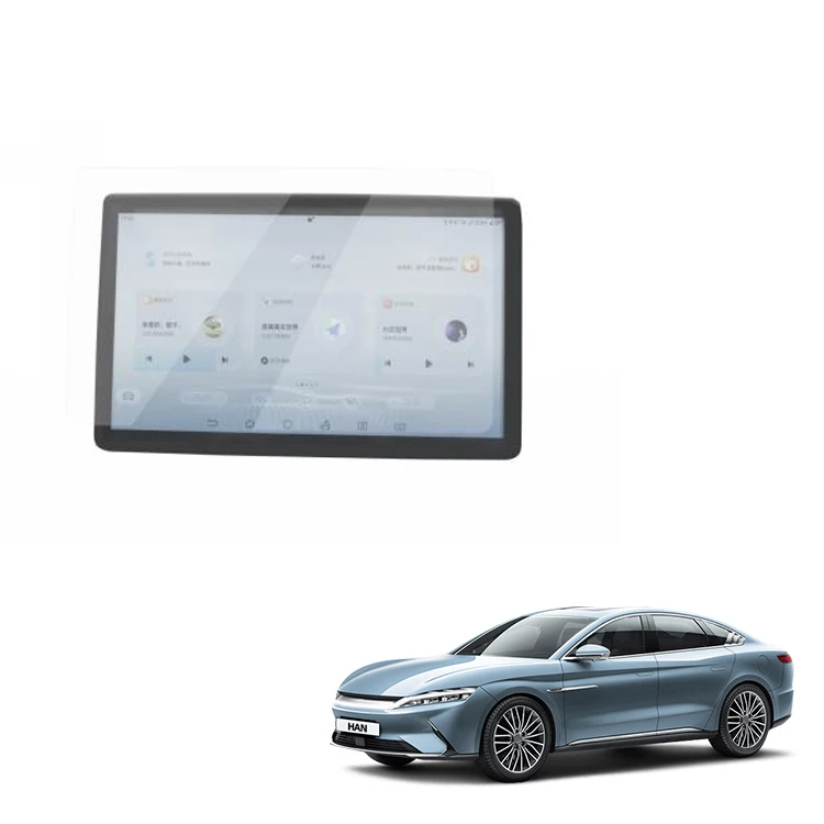 15.6 in Navigation Glass Protector for BYD Han Accessories Tempered Glass Navigation Screen Protective Film Interior Accessory
