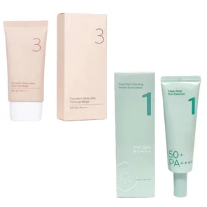 Numbozun No.3No. 1 Clear Filter Porcelain Lightweight Hydrating Sheer Natural Finish Evens Skin Tone Squalene All Skin Types Day