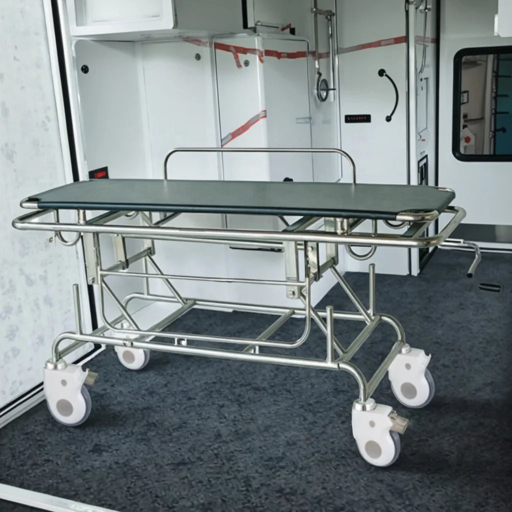 Emergency Durable Metal Detachable Hospital Bed Quick-Lock Foldable System CE ISO Certified 2-Year Warranty Infusion Adjustable 2