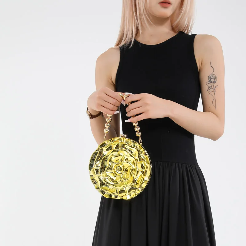 Alibaba Acrylic Chain Bag Custom Clear Acrylic Display Stand