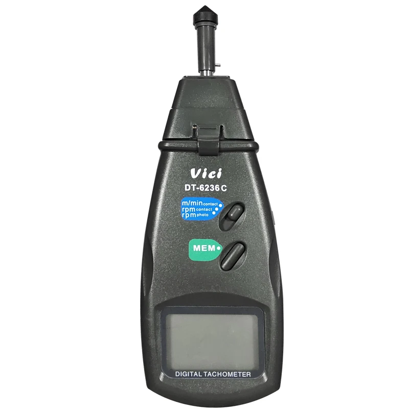 Tachimetro Digitale Laser GR-6236C - Per Misurare RPM E Velocità Con Nastro Riflettente - Foto 7