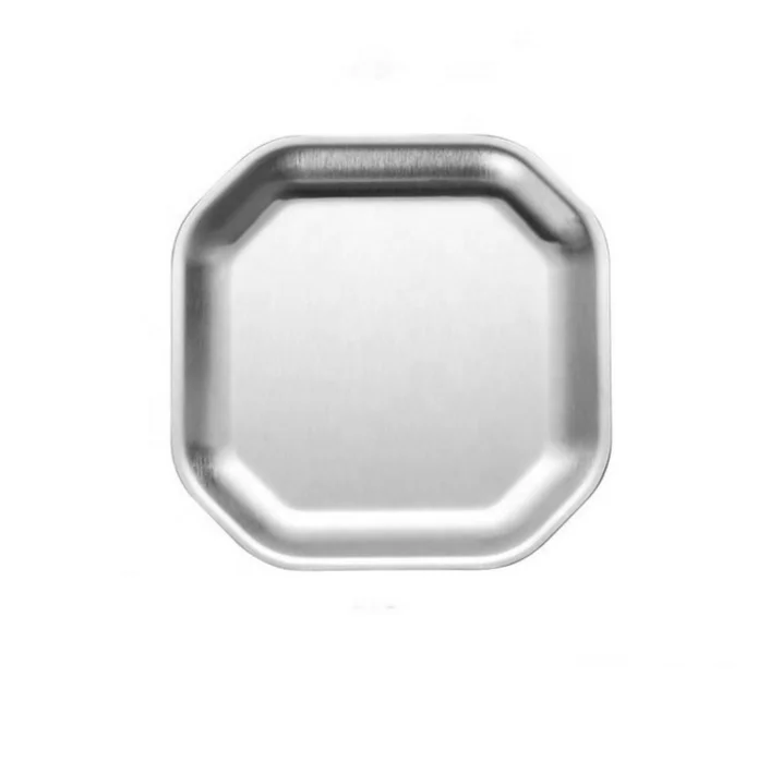 Korean Kimchi Horseradish Serving Plates Sauce Trays 304 Stainless