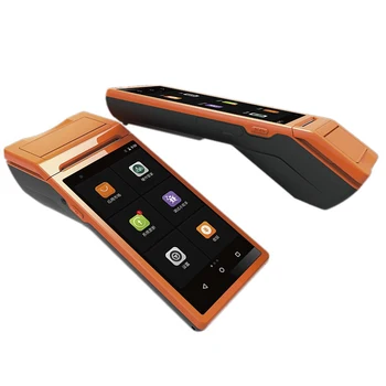 Handheld mobile Restaurant Online Ordering Machine Android Pos terminal touch pos systems with Printer