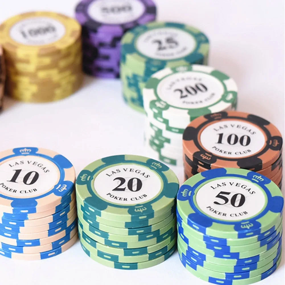 Custom Design Printable Logo Multi-denomination 14g Poker Chips for  Casino Party Entertainment