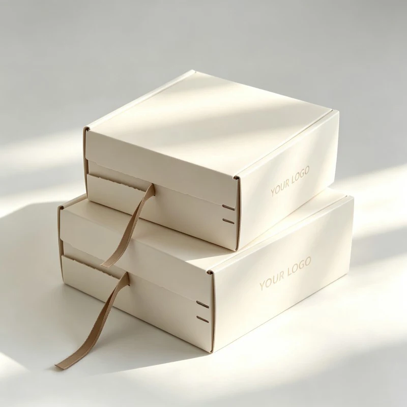 Wholesale Custom Size Printing Eco-Friendly Custom Printed Kraft Paper Zipper Box with Tear Tape for Shipping & Gift Packaging