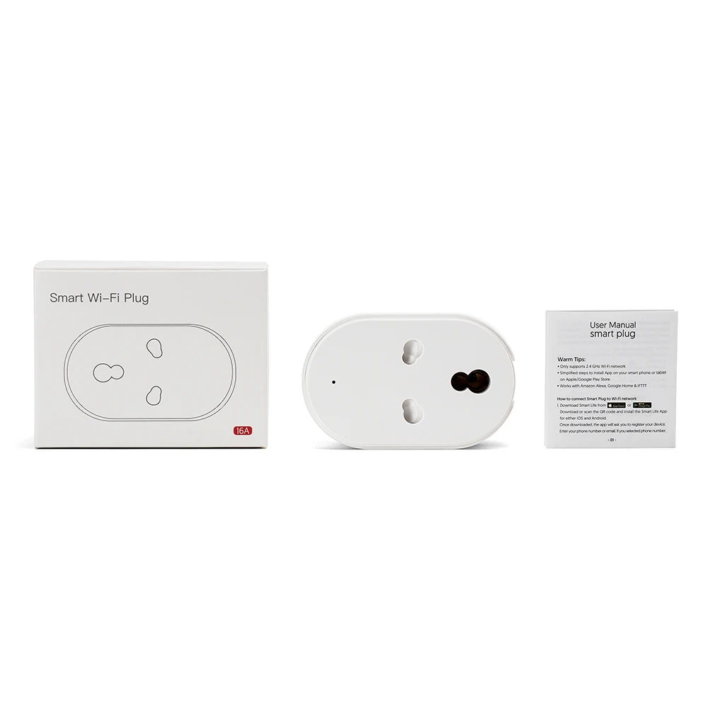 Smart Plug 16 A, Works with Alexa and Google Home