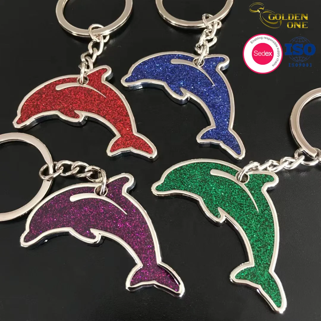 Popular Selling  Design Your Own Key Chain Shaped Keyring Lovely Fake Diamond Shiny Nickel Crown Custom Keychain Manufacturer