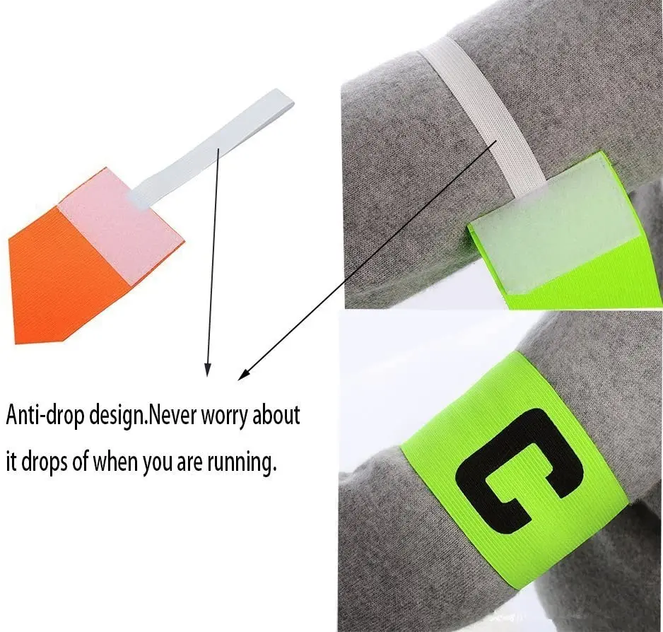 Оптовая Персонализированная многоразовая эластичная повязка для футбольного