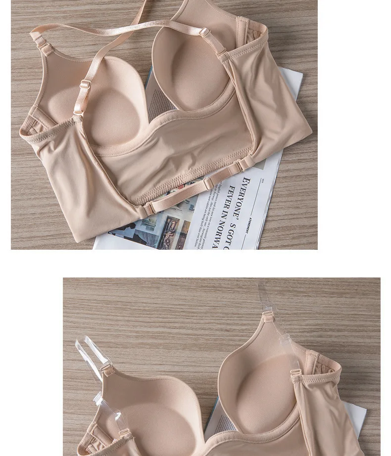 Ubras Back Hook Push Up Bra Invisible Seamless Bra For Women Buy Seamless Brapush Up Brabra 7846