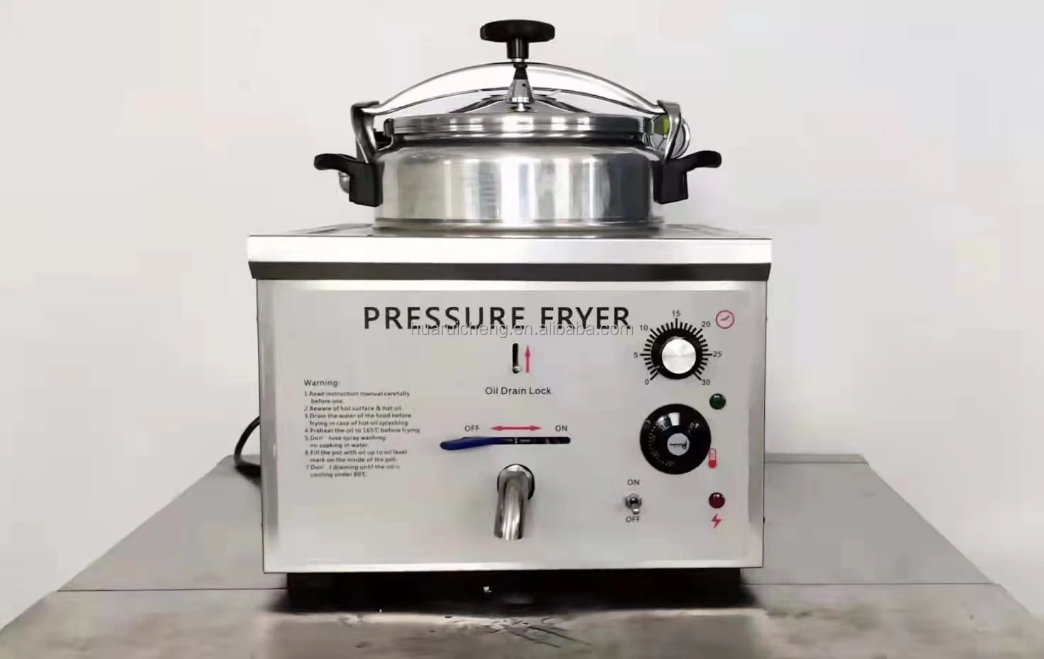 Henny Penny Pressure Fryer Oil Drain Tank no lid 