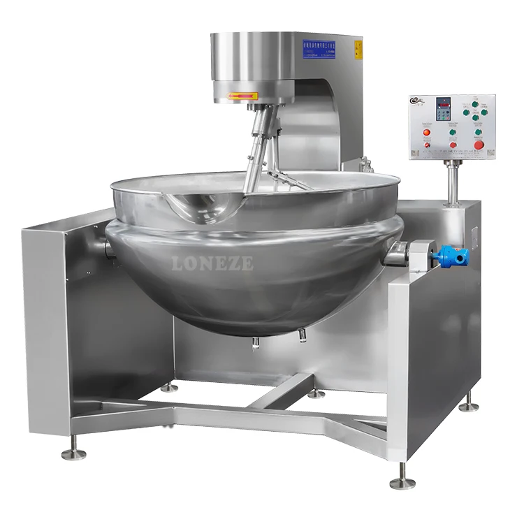 Fried Eggs Cooking Mixer Pot Jacketed Cooking Mixer Planetary Automatic Cooking Mixer Machine for Nut