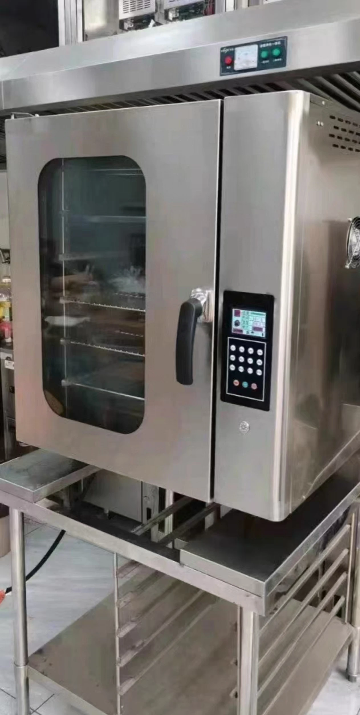 Commercial Combi Oven - Smart Touch Screen Multifunctional Steam & Bake All-in-One Machine for Hotels and Restaurants