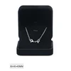Noir 9*9 pendentif boîte